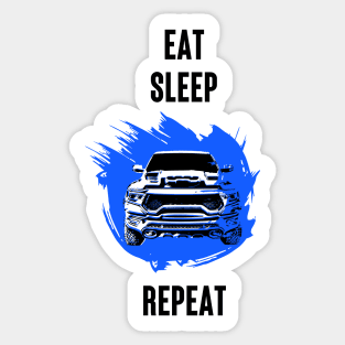 Eat Sleep Drive TRX Repeat Sticker